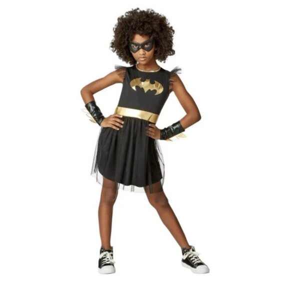 DC Comics Other - DC Batman Batgirl Child Girl 3-piece Halloween Cosplay Costume Size Small NWT